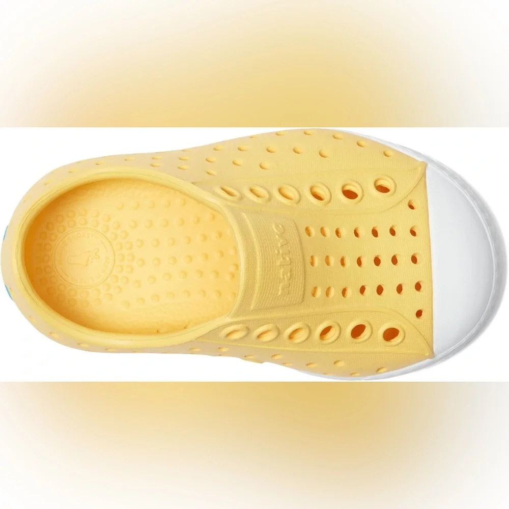 Native Shoes Yellow Unisex-Child Jefferson Sneaker Shock absorbent, Odor Resist